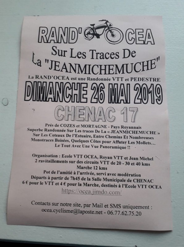 CHENAC (17) - dimanche 26 mai 2019 Tract_60784